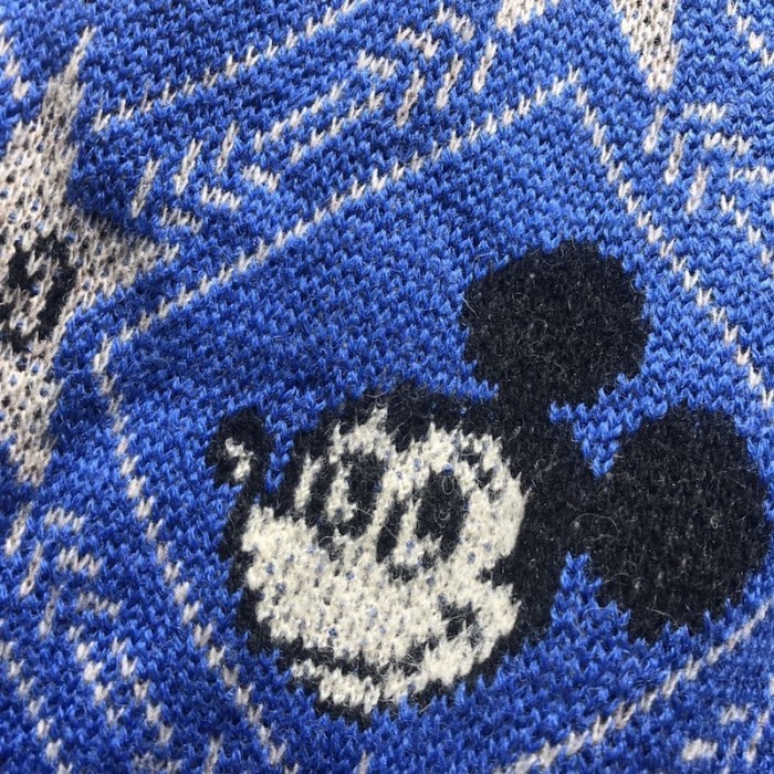 disney x G*u*i wool cardigan blue