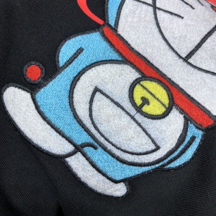 doraemon x G*u*i cotton sweatershirt black