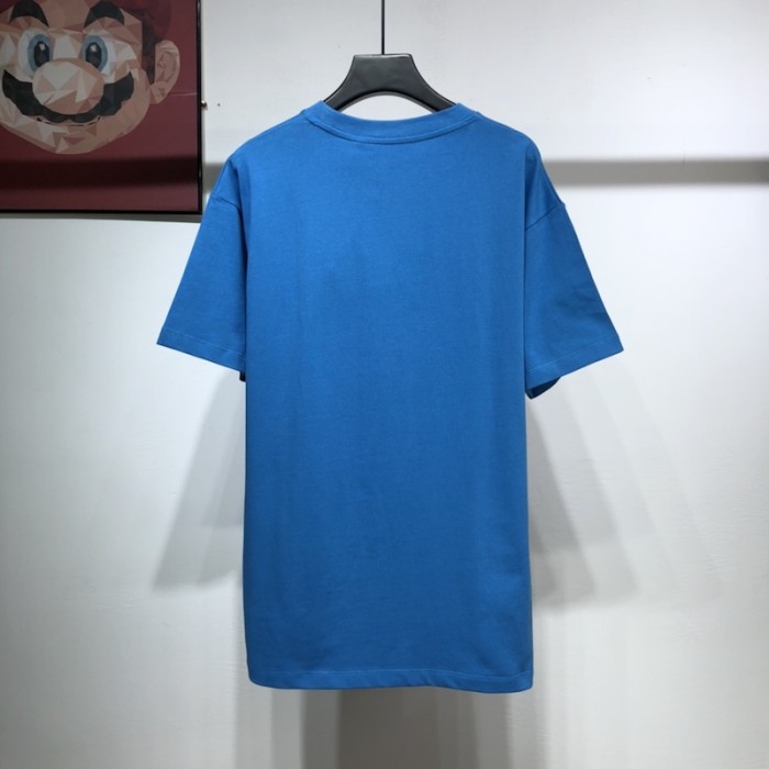 doraemon x G*u*i oversize t-shirt blue