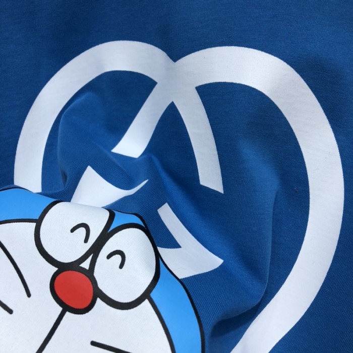 doraemon x G*u*i oversize t-shirt blue