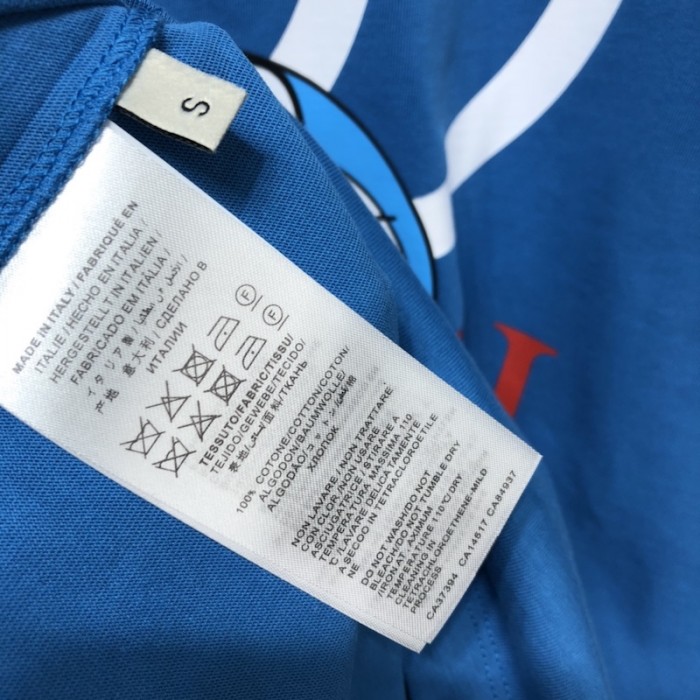 doraemon x G*u*i oversize t-shirt blue