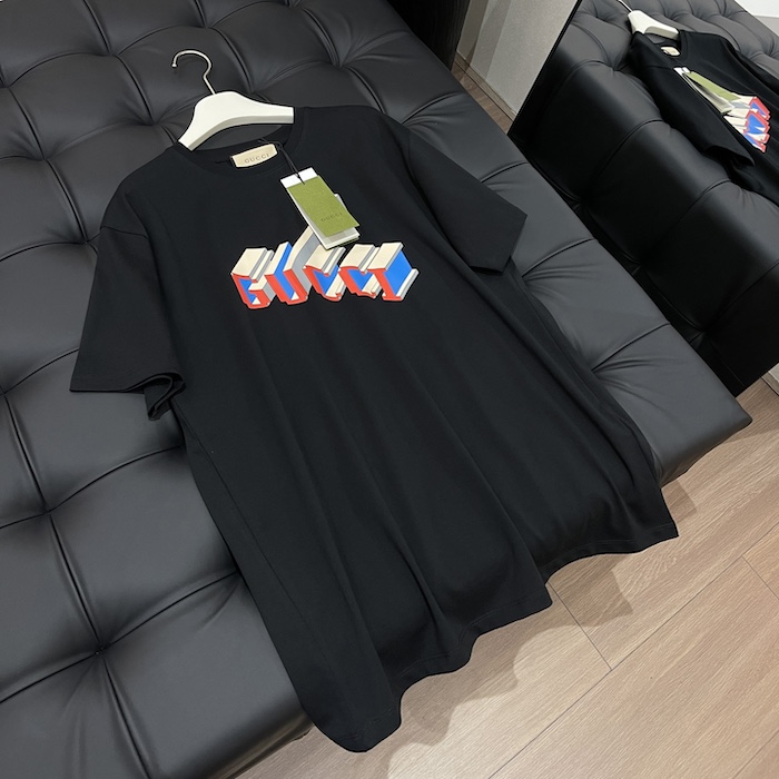 G*u*i cotton jersey t-shirt ‎black 771758