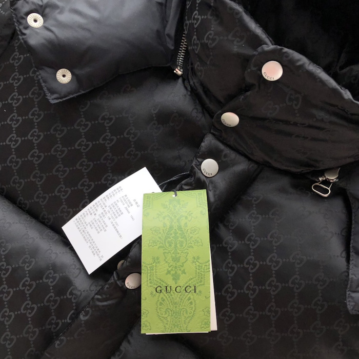 G*u*i gg nylon jacquard jacket with web ‎715519