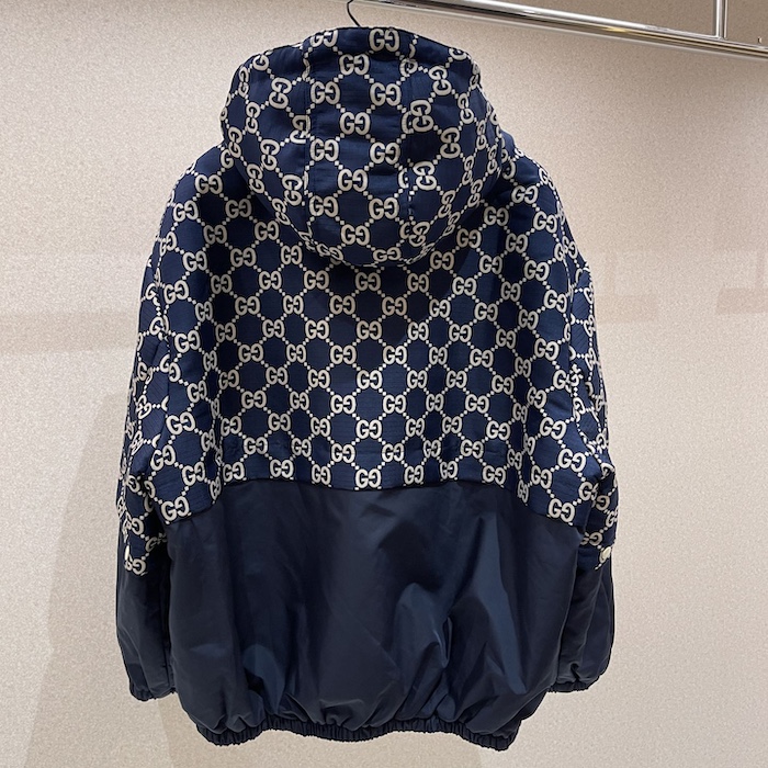 G*u*i gg ripstop fabric zip jacket ‎742811
