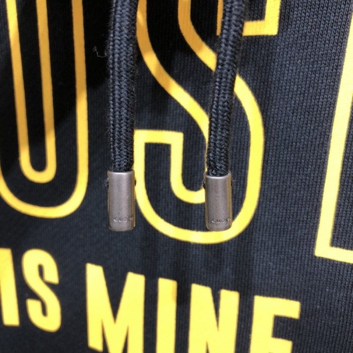 G*u*i 100 cotton hoodies black / yellow