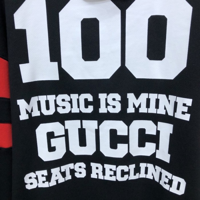 G*u*i 100 cotton hoodies black