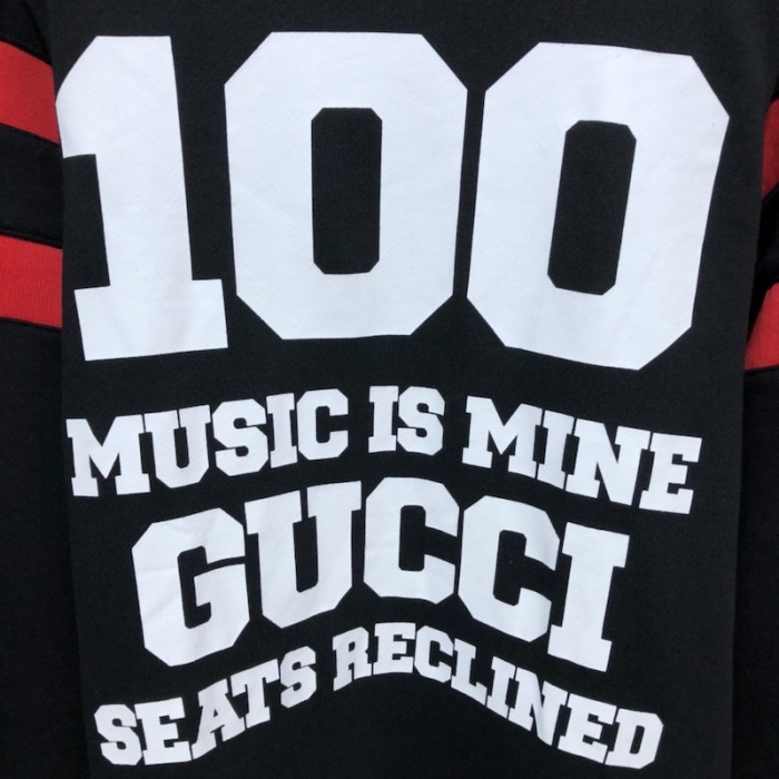 G*u*i 100 cotton sweatshirt black