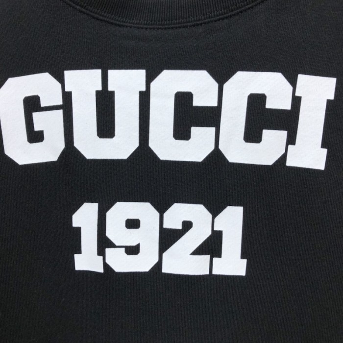 G*u*i 100 cotton sweatshirt black