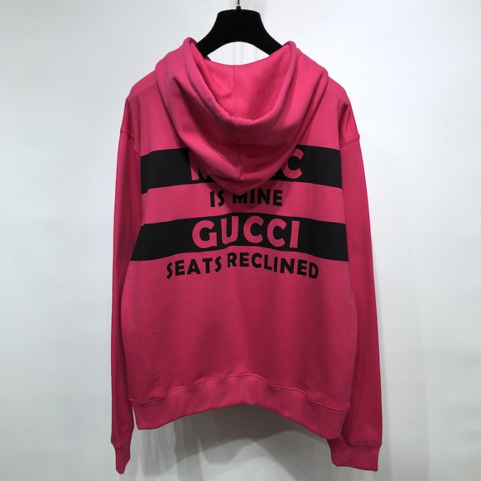 G*u*i 100 cotton sweatshirt fuchsia