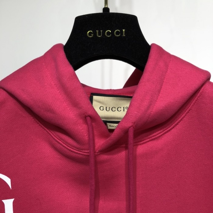 G*u*i 100 cotton sweatshirt fuchsia