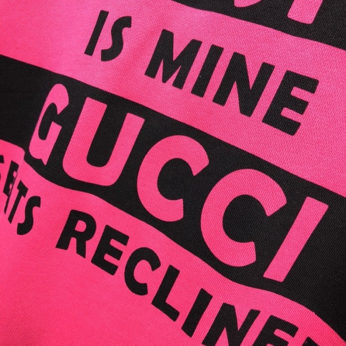 G*u*i 100 cotton sweatshirt fuchsia