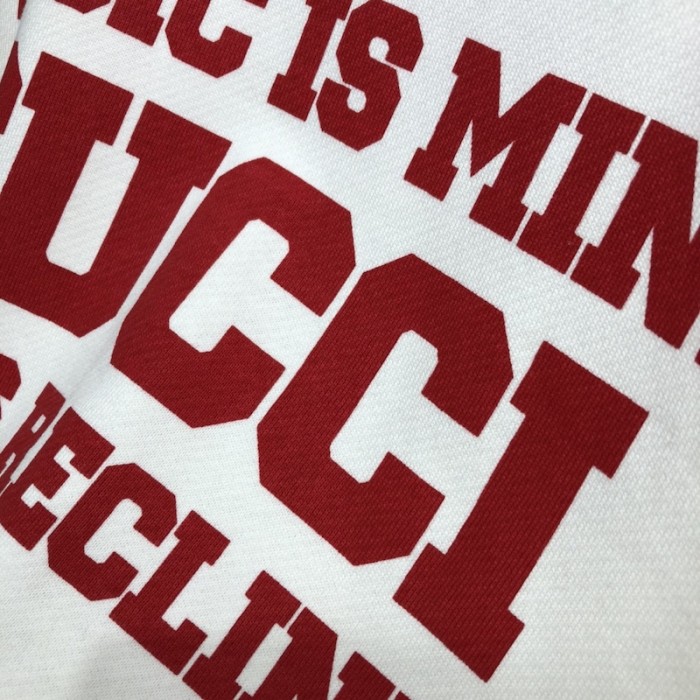 G*u*i 100 cotton sweatshirt white