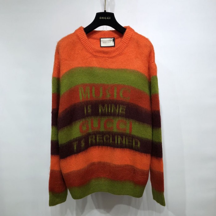 G*u*i 100 wool sweater multicolor