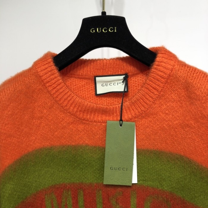 G*u*i 100 wool sweater multicolor