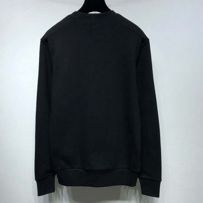 G*u*i oversize sweatershirt with classic G*u*i logo black