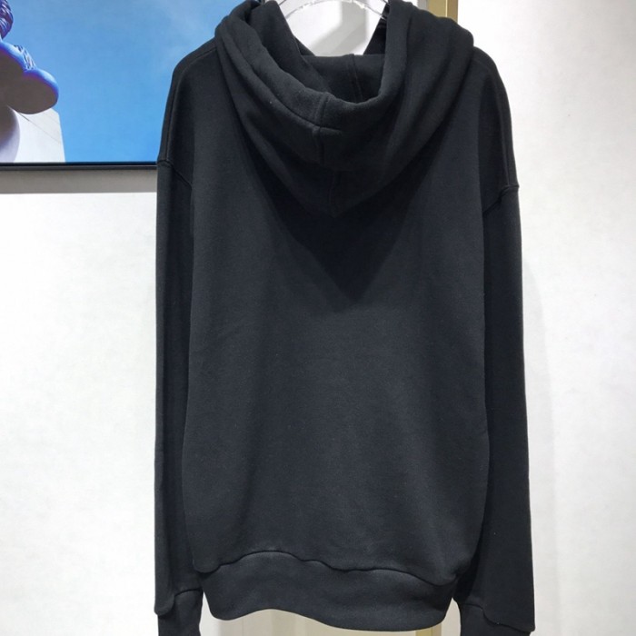 G*u*i oversize hoodie with classic G*u*i logo black