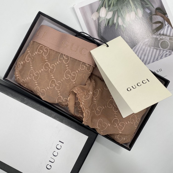 G*u*i bikini split with gg canvas nude