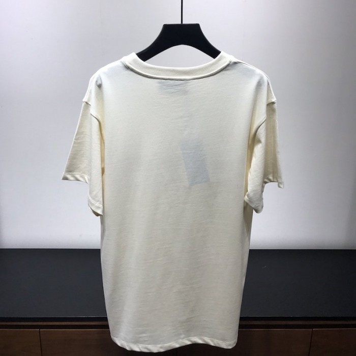 G*u*i boutique print oversize t-shirt off  white
