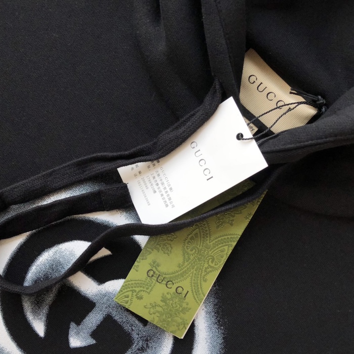 G*u*i cotton jersey hooded sweatshirt 770839