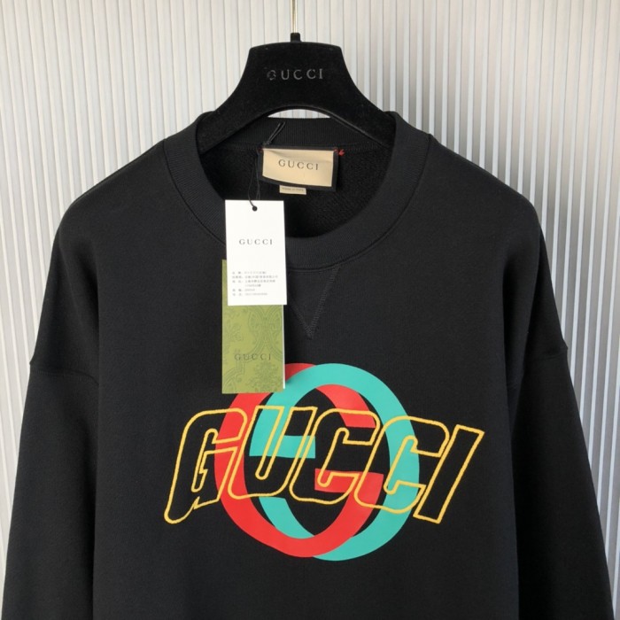 G*u*i cotton jersey long-sleeved t-shirt ‎774304
