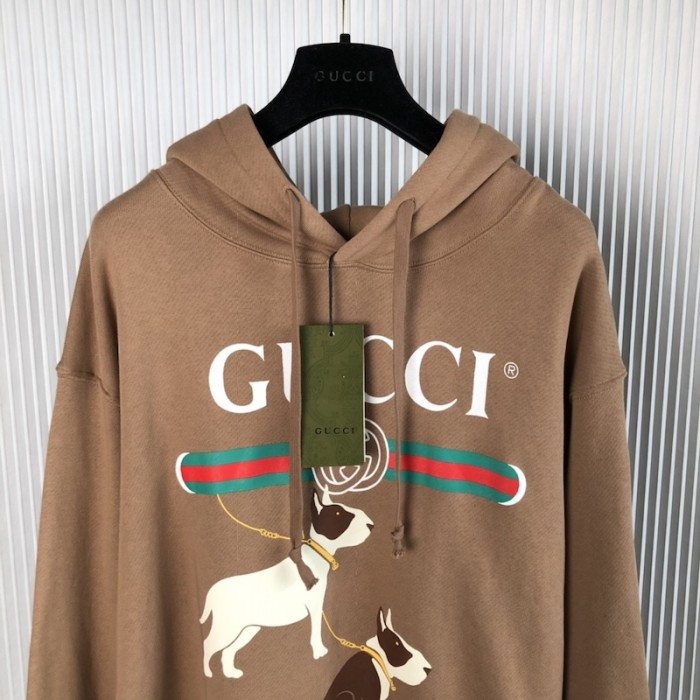 G*u*i cotton jersey sweatshirt 721427