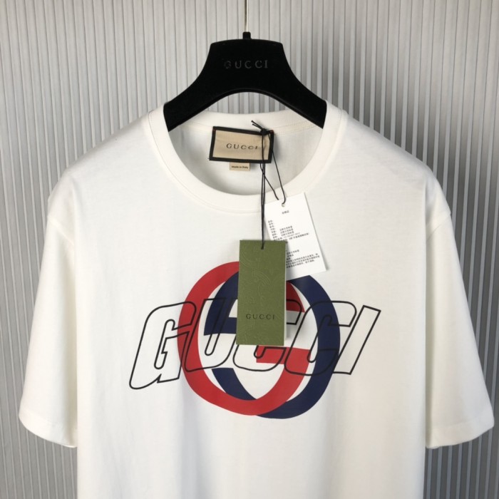 G*u*i cotton jersey printed t-shirt 771758
