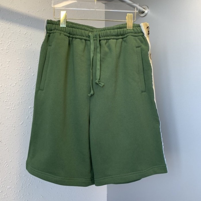 G*u*i cotton jersey short green