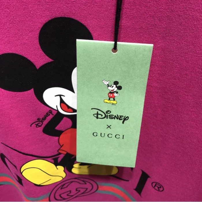 disney x G*u*i oversize t-shirt fuchsia 565806