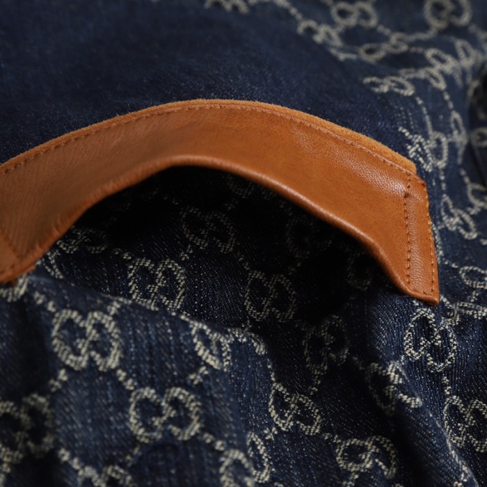 G*u*i eco washed organic denim shorts