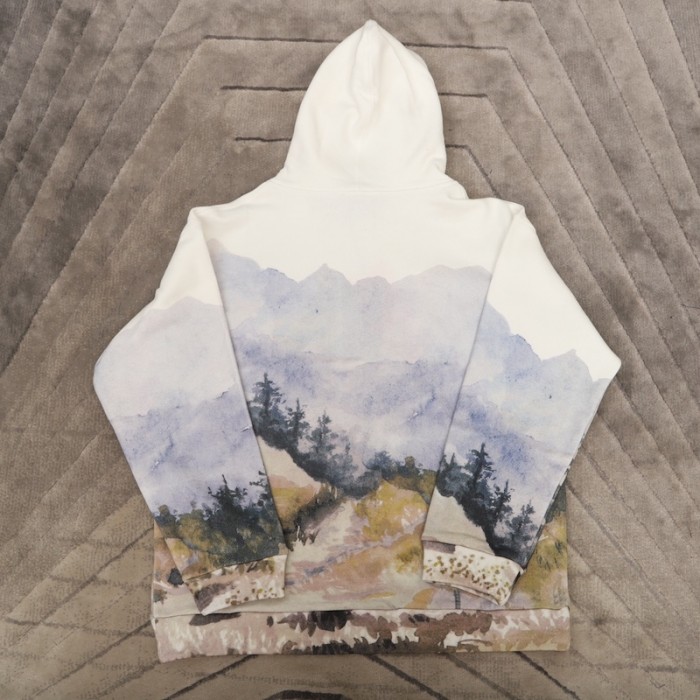 the north face x G*u*i forest print sweatshirt
