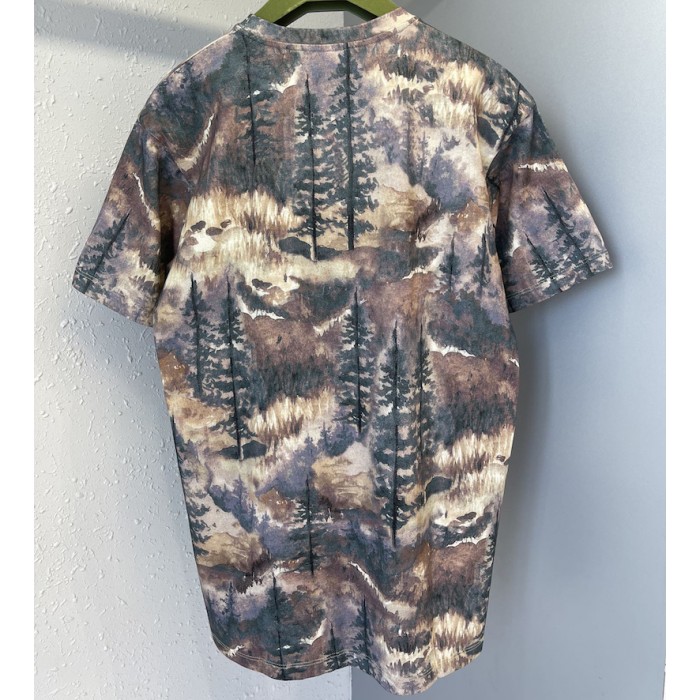 the north face x G*u*i forest print t shirt