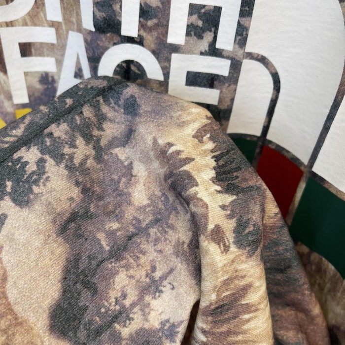 the north face x G*u*i forest print t shirt