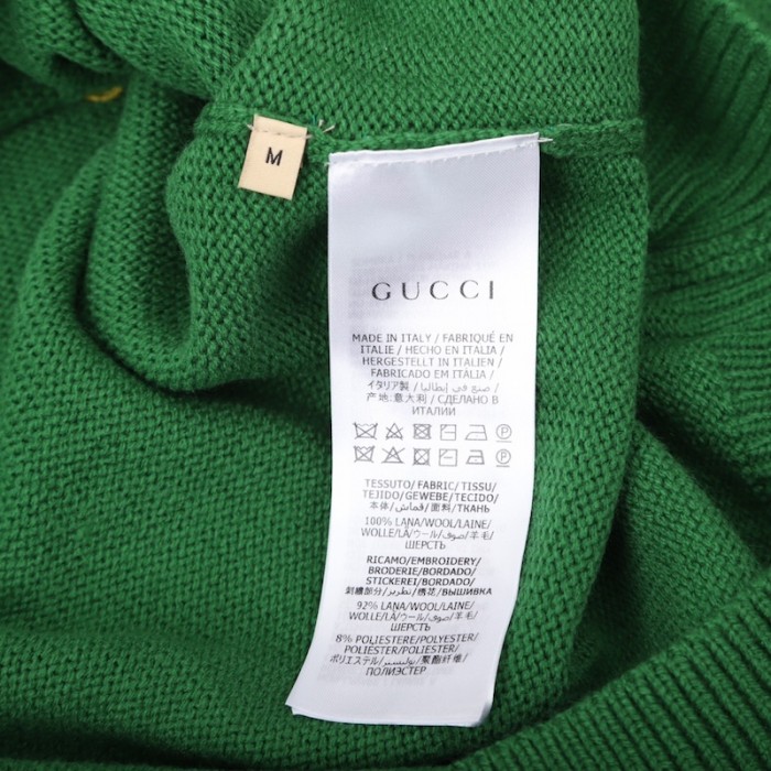 G*u*i freya hartas animal wool sweater green