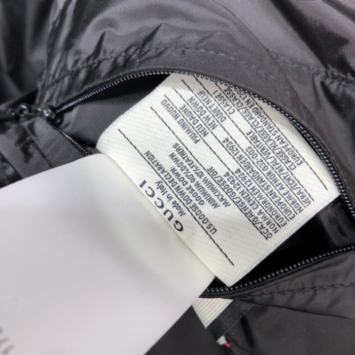 G*u*i gg canvas coat vest black/black