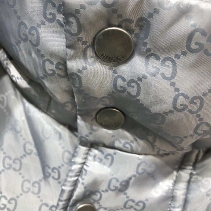 G*u*i gg canvas coat vest black/silver