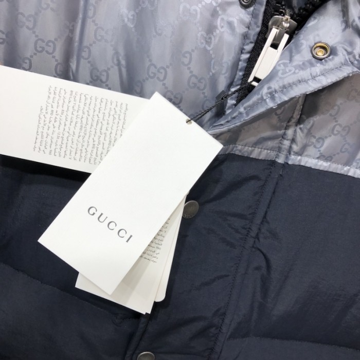 G*u*i gg canvas coat vest black/silver