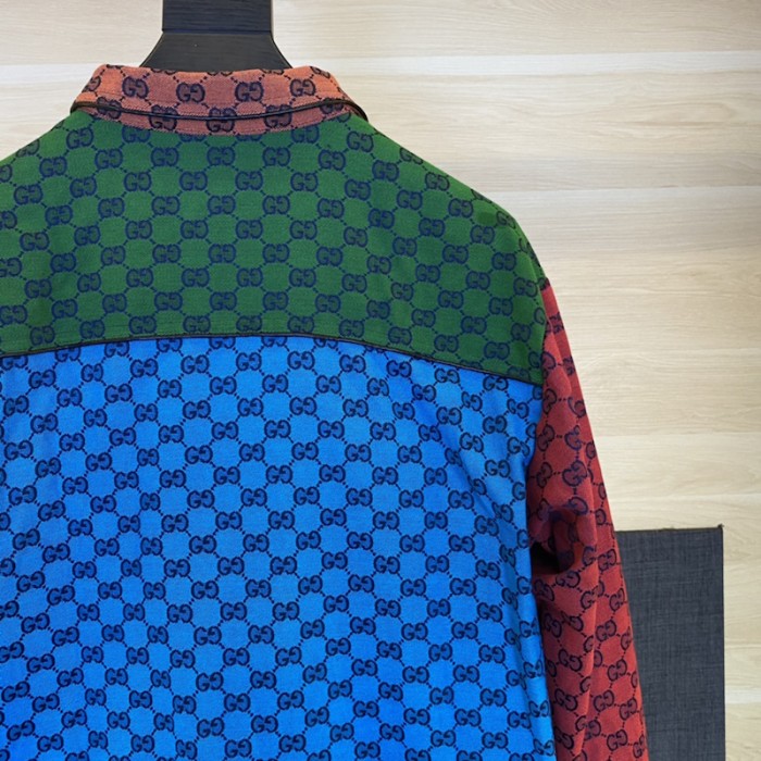 G*u*i gg multicolour denim jacket