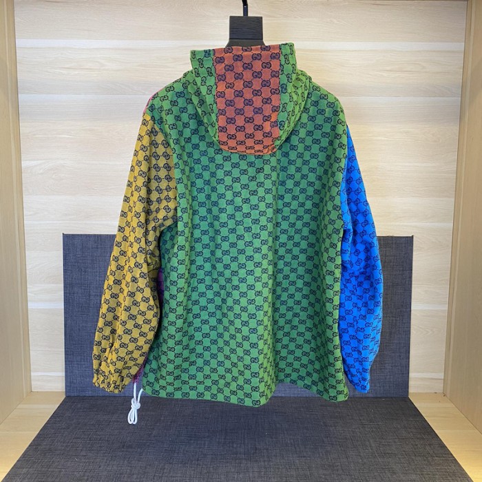 G*u*i gg multicolour jersey jacket