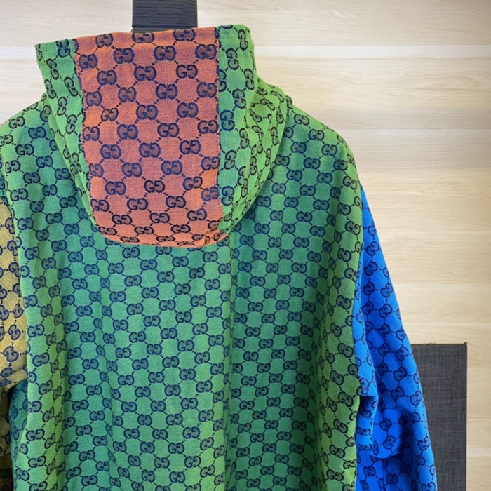 G*u*i gg multicolour jersey jacket