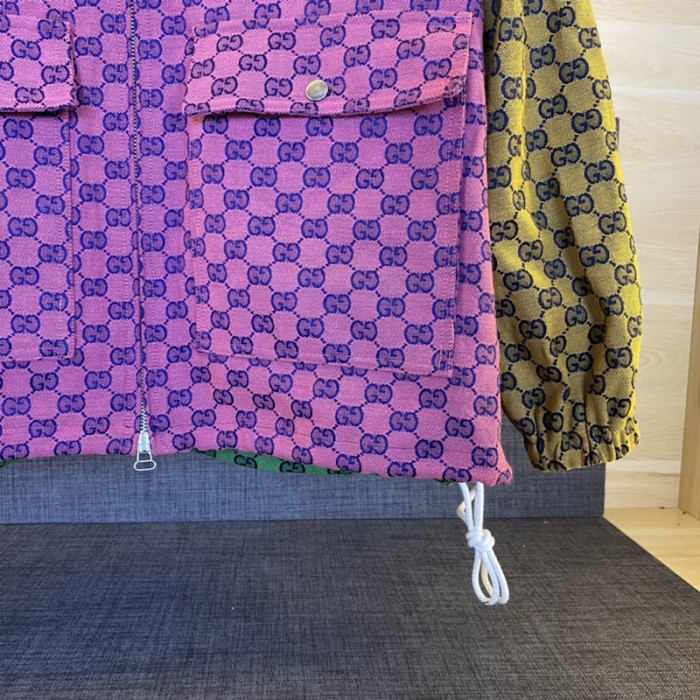 G*u*i gg multicolour jersey jacket