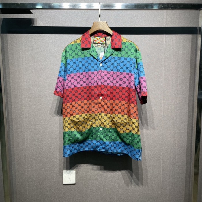 G*u*i gg multicolour jersey shirt