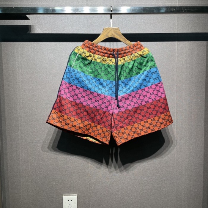 G*u*i gg multicolour jersey shorts