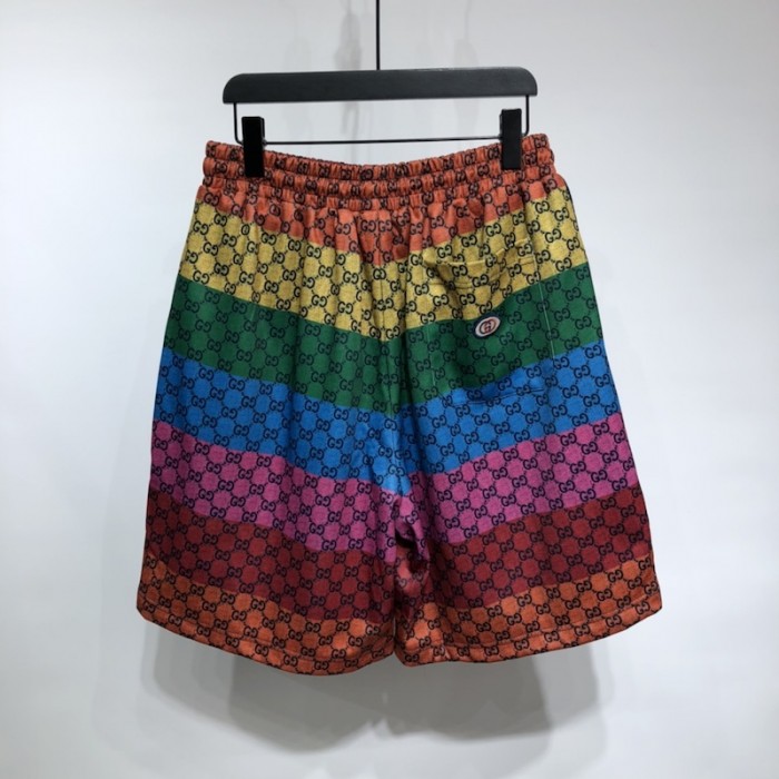 G*u*i gg multicolour jersey shorts 661176