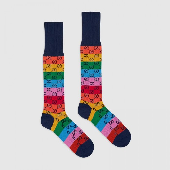 G*u*i gg multicolour cotton blend socks