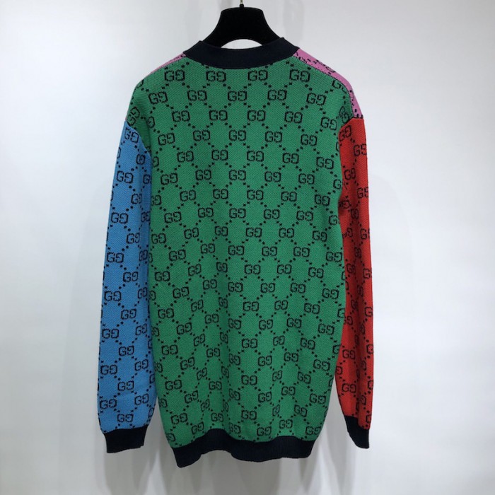 G*u*i gg multicolour wool cotton cardigan