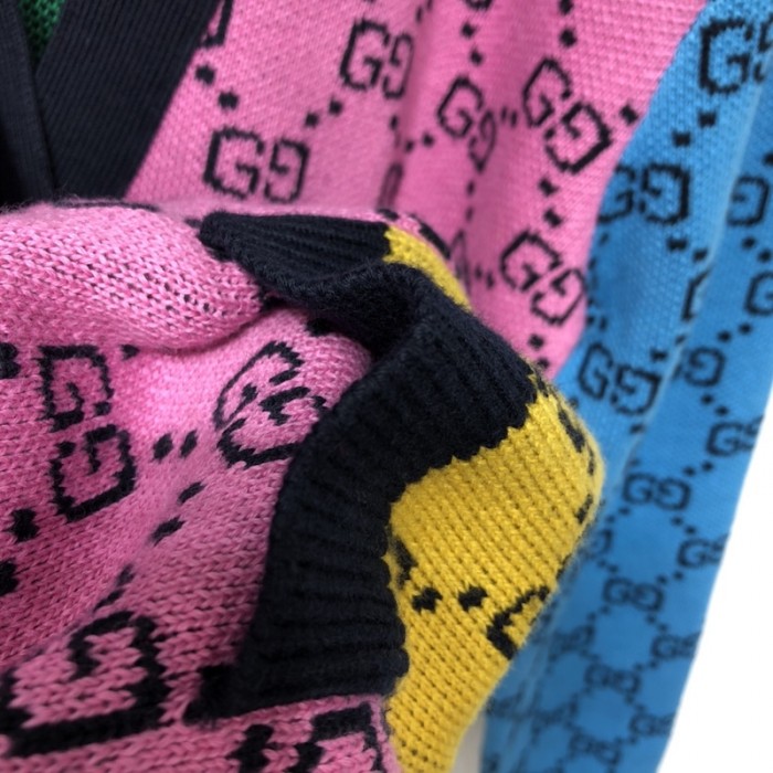 G*u*i gg multicolour wool cotton cardigan