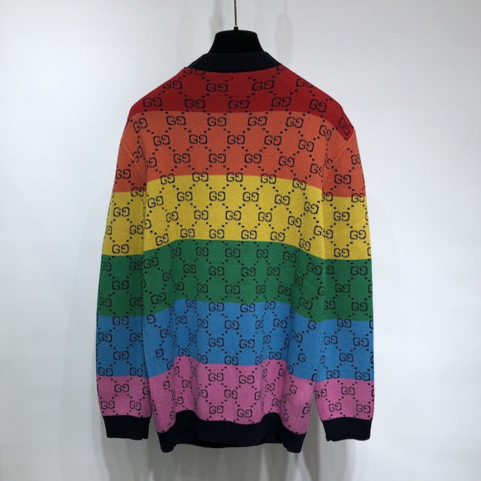 G*u*i gg multicolour wool cotton jumper