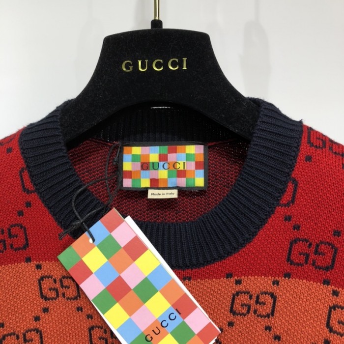 G*u*i gg multicolour wool cotton jumper