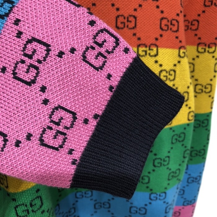 G*u*i gg multicolour wool cotton jumper