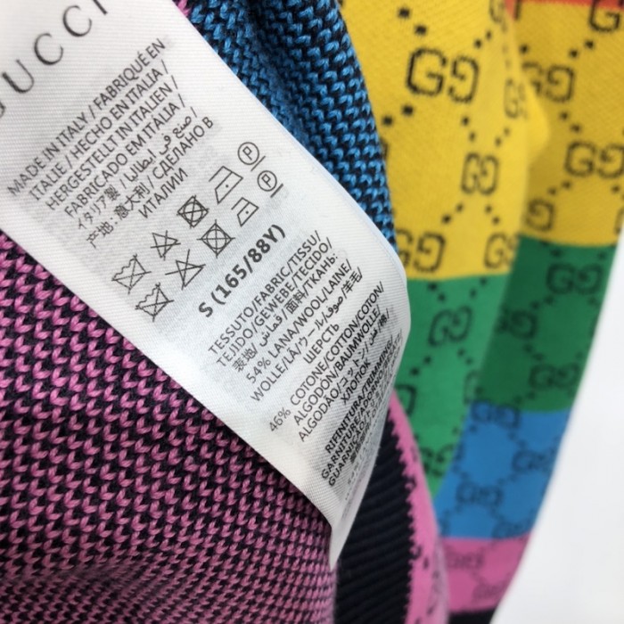 G*u*i gg multicolour wool cotton jumper